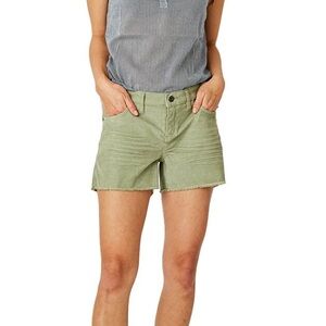 Carve designs - Women's olive corduroy shorts